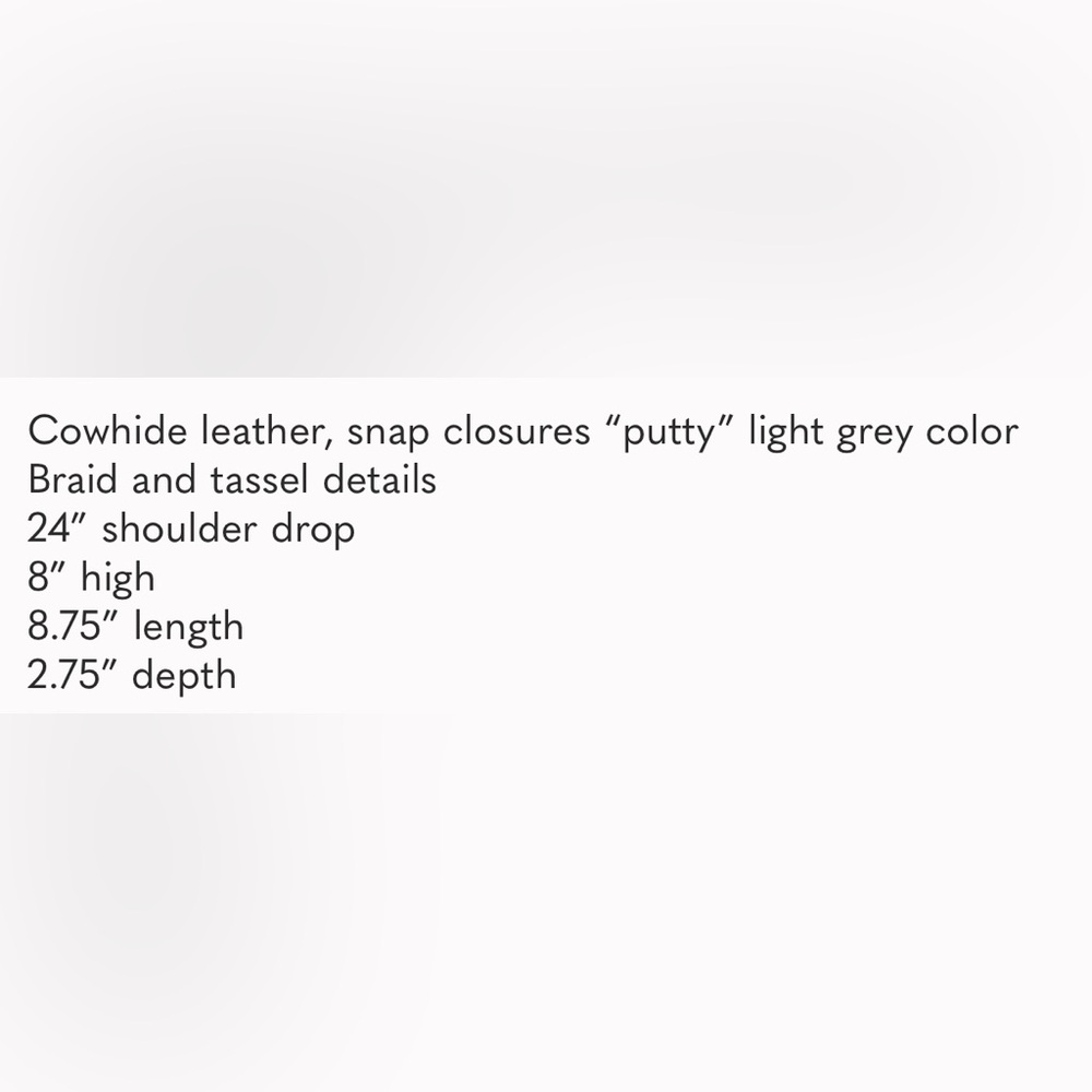 Rebecca Minkoff Isobel Saddle Bag Putty Grey - Picture 4 of 5
